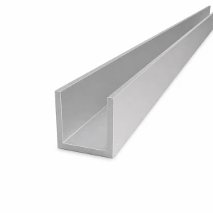 Alumínium U-profil 40×40×4 mm EN AW-6060 – C/U szelvény, hossz 2000 mm