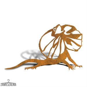 Zawieszalnia – kerti dekoráció Agama XL corten acélból 75×45 cm