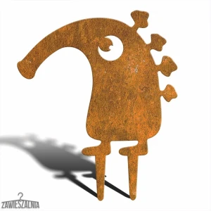 Kerti dekoráció – Szörnyű Lutin Szörny M 33×39 cm, corten acél