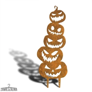 Kerti dekoráció – Stracho Tökök XL 78 cm corten acél halloweeni dísz