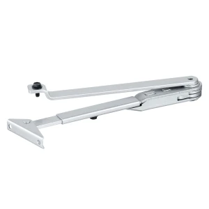 GEZE ollókar TS 1500/1000 önzáróhoz mechanikus zárral – ezüst