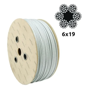 Horganyzott acélsodrony Ø12,0 mm 6×19 FC szálas magbetéttel