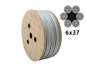 Horganyzott acélsodrony Ø12,0 mm 6×37 FC szálas magbetéttel