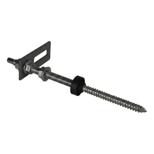 M10×200 kettős menetes csavar 80×30 mm-es adapterrel PV szereléshez