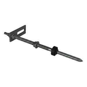 Kettős menetes csavar M10x250, 80x30 mm-es szerelőadapterrel PV szerkezetekhez