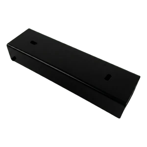 U-szelvény kerítéslábazathoz 200×55 mm fekete – acél összekötő tartó