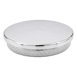 Lapos beütős végzáró korlát csőhöz Ø42,4 mm AISI 304 fényes