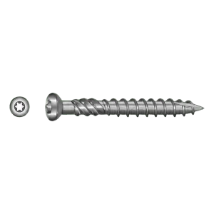 TOBSTEEL Quadra-Speed teraszcsavar ART. 9001 A2 rozsdamentes acél 5,0×80 mm TX25
