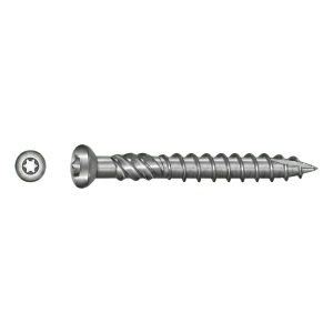 TOBSTEEL teraszcsavar Quadra-Speed ART. 9001 rozsdamentes acél C1 – 5,0 x 60 mm TX25