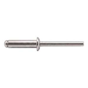 Rozsdamentes Vakszegecs A2/A2 ISO 15983 3,0×10 mm – lapos, nyitott fejű – 500 db-os karton