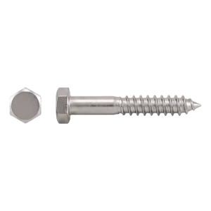 A2 rozsdamentes acél facsavar DIN 571 12×80 mm – hatlapfej – 50 db/doboz