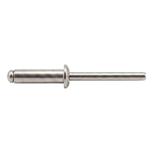 Rozsdamentes Vakszegecs A2/A2 ISO 15983 4,0×16 mm – lapos, nyitott fejű – 500 db/karton