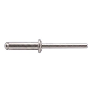 Rozsdamentes Vakszegecs A2/A2 ISO 15983 4,0×18 mm – lapos, nyitott fejű – 500 db/karton