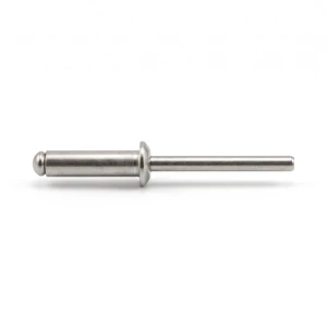 Rozsdamentes Vakszegecs A2/A2 ISO 15983 4,0×20 mm – lapos, nyitott fejű – 500 db-os karton