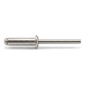 Vakszegecs rozsdamentes A2/A2 ISO 15983 4,0×12 mm – lapos, nyitott fejű – 500 db-os karton