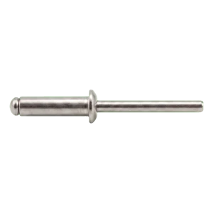 Rozsdamentes A2/A2 Vakszegecs ISO 15983 5,0×16 mm – lapos fejű, nyitott – 500 db/karton