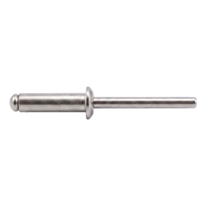 Vakszegecs rozsdamentes A2/A2 ISO 15983 6,0×10 mm – lapos fejű, nyitott – 250 db-os karton