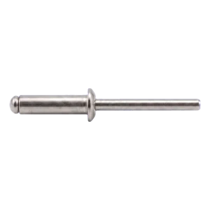 Rozsdamentes Vakszegecs A2/A2 ISO 15983 3,2×10 mm – lapos, nyitott fejű – 500 db-os karton