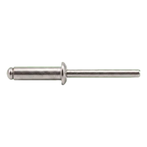 Rozsdamentes A2/A2 Vakszegecs ISO 15983 5,0×12 mm – lapos, nyitott fejű – 500 db-os karton
