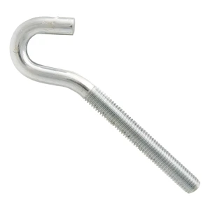 Horganyzott építési horog M8×120 mm – nyitott végű