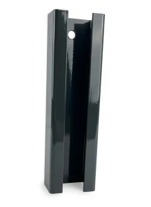 Panel oszlopkötő elem 60×40 mm – antracit RAL 7016, hossza 190 mm
