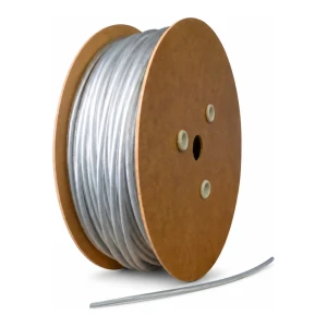 Horganyzott acélsodrony PVC bevonattal Ø3 mm, színtelen, mag Ø1,6 mm (1x7) — méterben