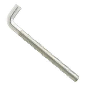 Derékszögű menetes horog metrikus menettel, horganyzott M10×170 mm