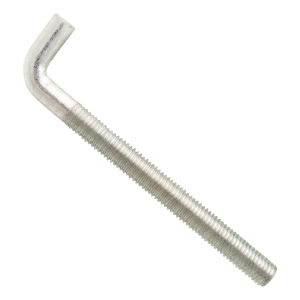 Derékszögű menetes horog metrikus menettel, horganyzott M10×60 mm