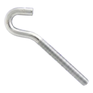 Menetes horog metrikus menettel, horganyzott M6×80 mm