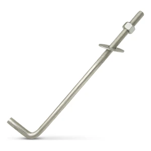 L alakú horgonycsavar talpszelemenhez (hajlított csavaros kötőelem) M12×450 mm – horganyzott