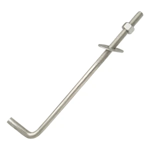 L alakú horgonycsavar talpszelemenhez (hajlított csavarkötő) M14×300 mm – horganyzott