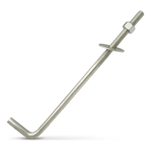 L alakú horgonycsavar talpszelemenhez (hajlított csavaros kötőelem) M16×300 mm – horganyzott