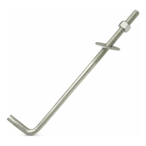 L alakú horgonycsavar talpszelemenhez (hajlított csavaros kötőelem) M16×350 mm – horganyzott