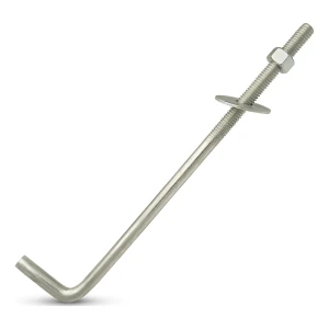 L alakú horgonycsavar talpszelemenhez (hajlított csavaros kötőelem) M16×400 mm – horganyzott