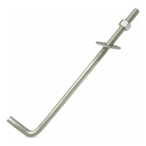L alakú horgonycsavar talpszelemenhez (hajlított csavaros kötőelem) M16×450 mm – horganyzott