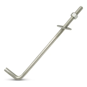 L alakú horgonycsavar talpszelemenhez (hajlított csavaros kötőelem) M16×500 mm – horganyzott