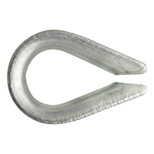 Kötélszem horganyzott, 3 mm-es kötélhez – DIN 6899 B