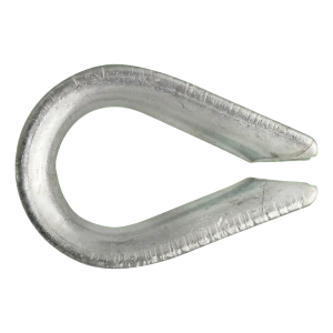 Kötélszem horganyzott 4 mm-es kötélhez – DIN 6899 B