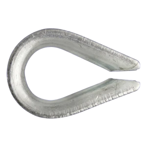 Kötélszem horganyzott, 24 mm-es kötélhez – DIN 6899 B