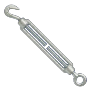 Feszítőzár horog–szem horganyzott M5×70 mm, DIN 1480