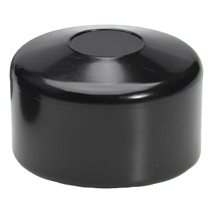 Oszlopsapka kerítésoszlopra 1 1/4" (Ø 42,4 mm), fekete