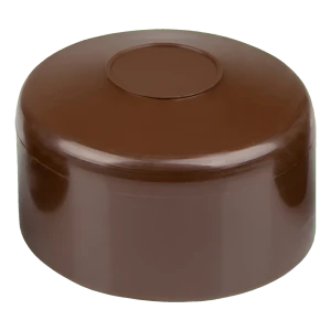 Oszlopsapka kerítésoszlopra Ø 38 mm, barna