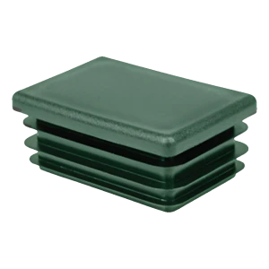 Zártszelvény dugó téglalap 20×100 mm, zöld, 1,5–3,0 mm falvastagsághoz