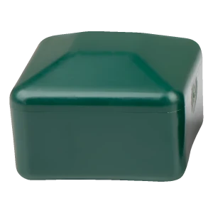 Daszek na słupek ogrodzeniowy 80×80 mm, zielony