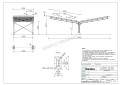 Fotovoltaikus Autóbeálló fészer 2 jármű részére T 11,4m x 3,3m Napelemes kocsibeálló GPV-101-08 (4)