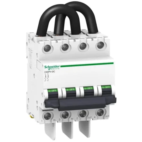 Túláramvédelmi megszakító PV DC B 16A 2P 800V C60PV-DC A9N61651 GPV-401-10