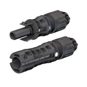 MC4 EVO2 csatlakozó készlet dugó és aljzat 4-6 mm² IP68 1500V DC