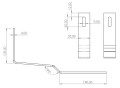 Tetőhorog - SPEC - Rozsdamentes Acél H17 PV-08-37 (2)