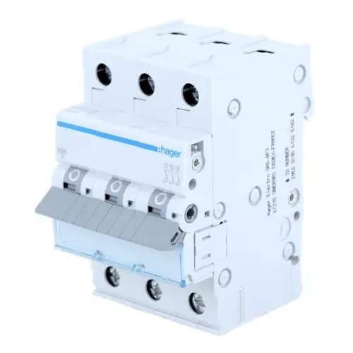Túláramvédelmi megszakító C 20A 3P 6kA MCN320E HAGER GPV-401-52