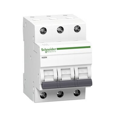 Túláramvédelmi megszakító C 20A 3P 6kA K60N-C20-3 Acti9 A9K02320 SCHNEIDER ELECTRIC GPV-401-76